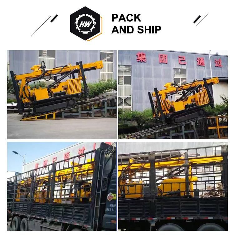 Hengwang Hqz-320L High Quality Well Boring Rig Price Two in One Air Mud Drilling Rig
