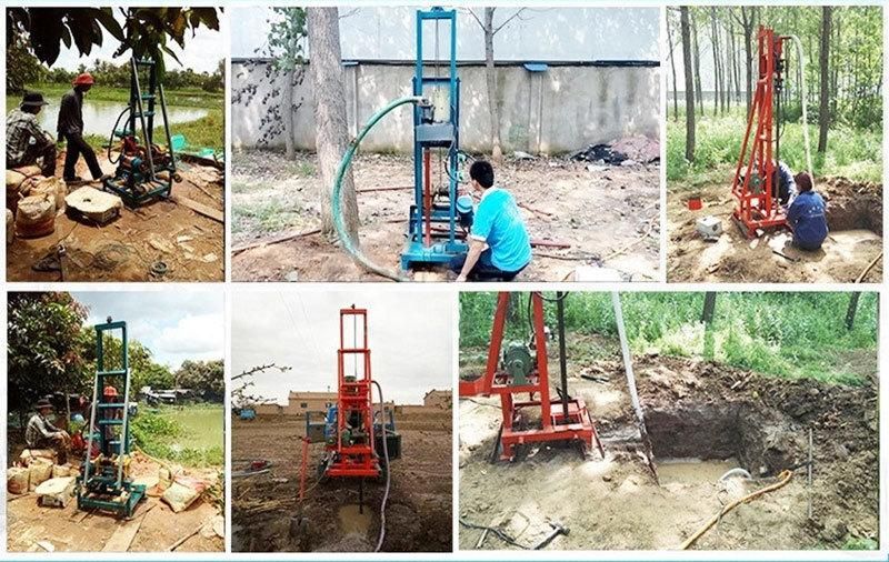 Truk Mounted Water Well Drilling Rig Hole Depth 120m with Free Spare Parts
