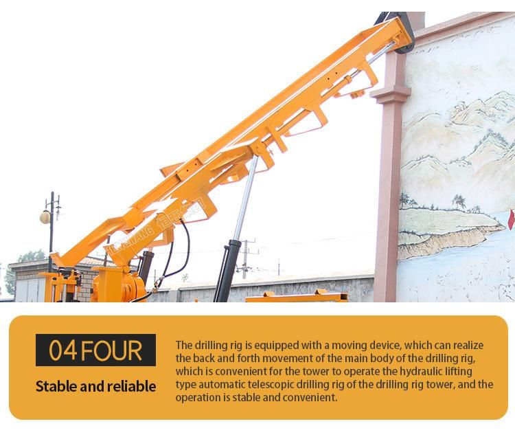 Tricycle Water Well Digging Machine portable Drilling Rig