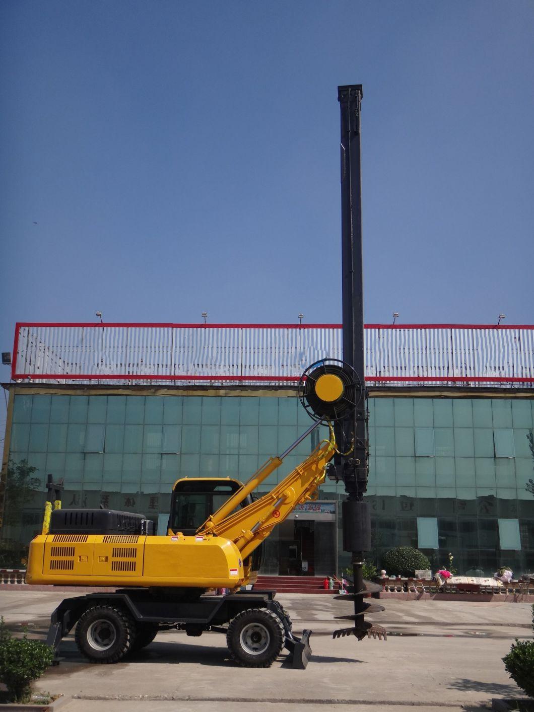 18m Customize Wheeled Four-Wheel Drive Drilling Machine High Speed Drilling Rig for Sale