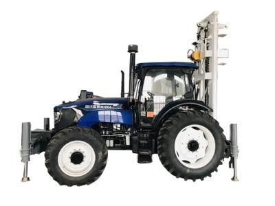Drill Water well using 4X4 tractor with hydraulic drilling machinery