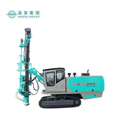 Hfga-45 Air Compressor Built-in Copper DTH Mine Drilling Rig Machine
