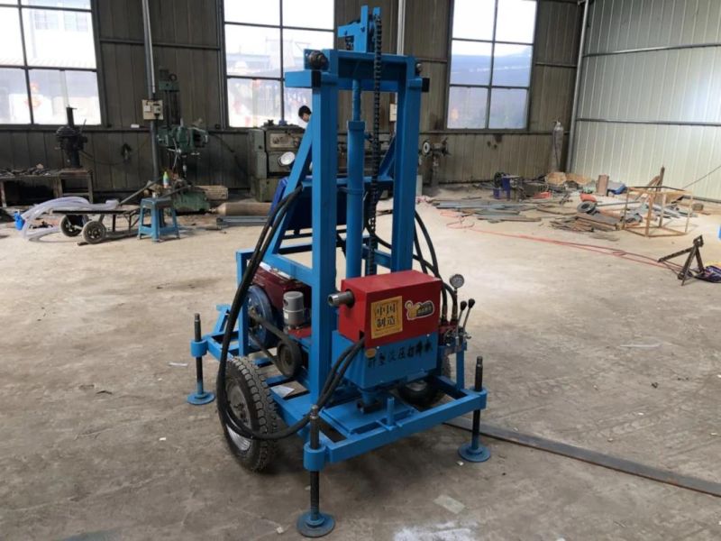 Small Portable Hydraulic Diesel Water Well Drilling Rig for Sale