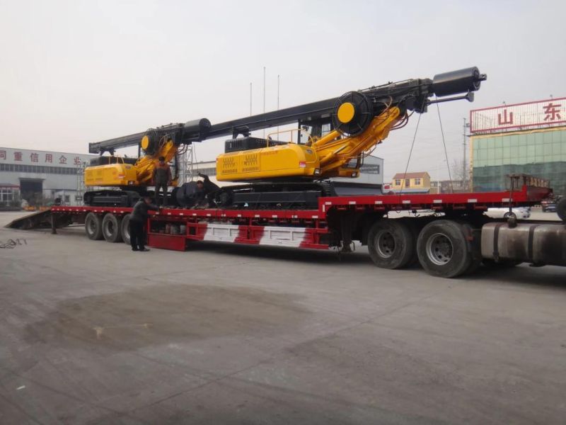 Hot Sale 20m Crawler Lock Rod Engineering Drilling Rig Economical Water Well Rotary Drilling Machine with Diesel Engine