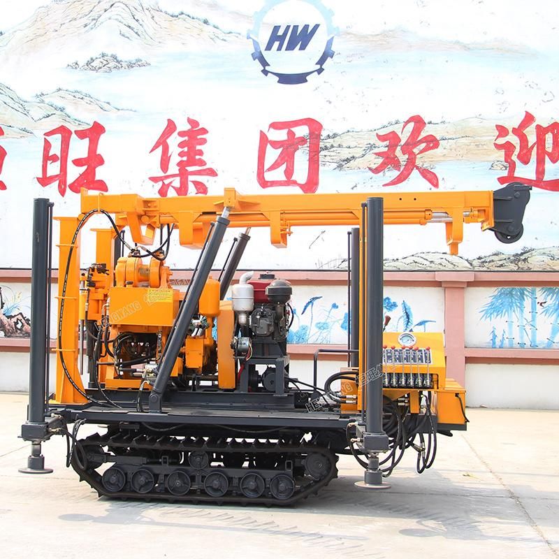 160m Depth Crawler Mounted Hydraulic Coring Drilling Rig