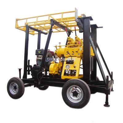 Trailer Mounted Drilling Rig with Mud Pump Rotary Drilling Rig Hydraulic Drilling Machine