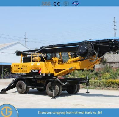 20m Depth Hydraulic/Diesel Portable Small Water Well Drilling Rig for Sale