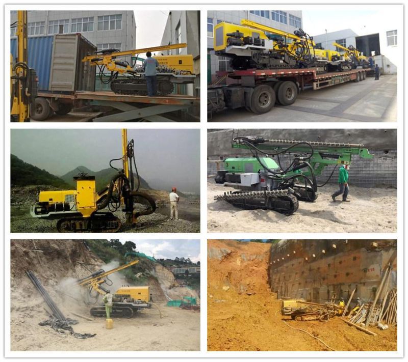 Crawler Rock Drifter for Anchor Soil Nails Drilling