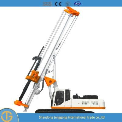 Water Well Piling Driving, Auger Driver Spare Parts Long Spiral Rotary Drilling Rig