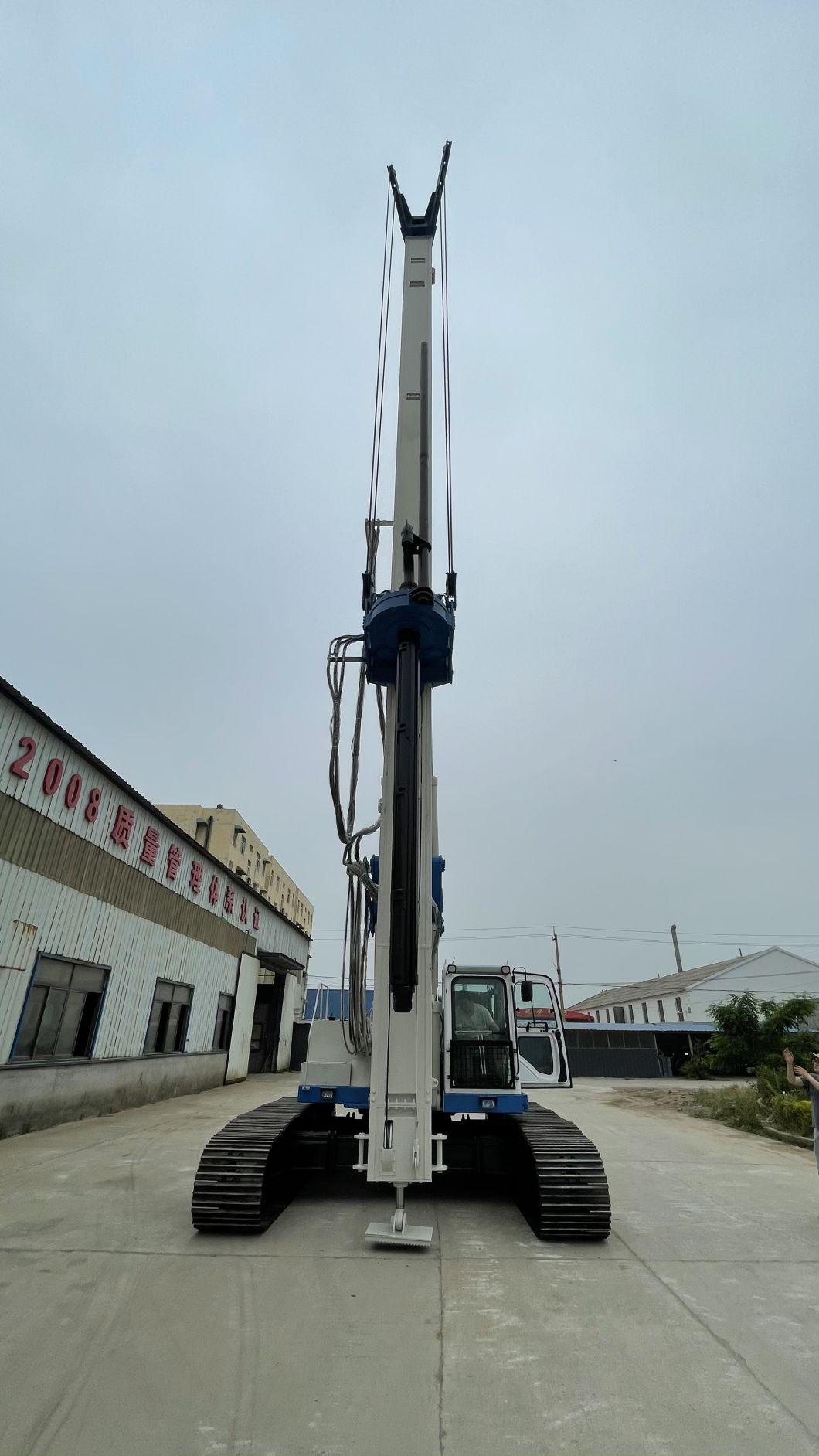 Auger Drilling Rig, Cfa Piling Rig Machine Dr-180m with Kelly Bar for Engineering Project Construction Machinery