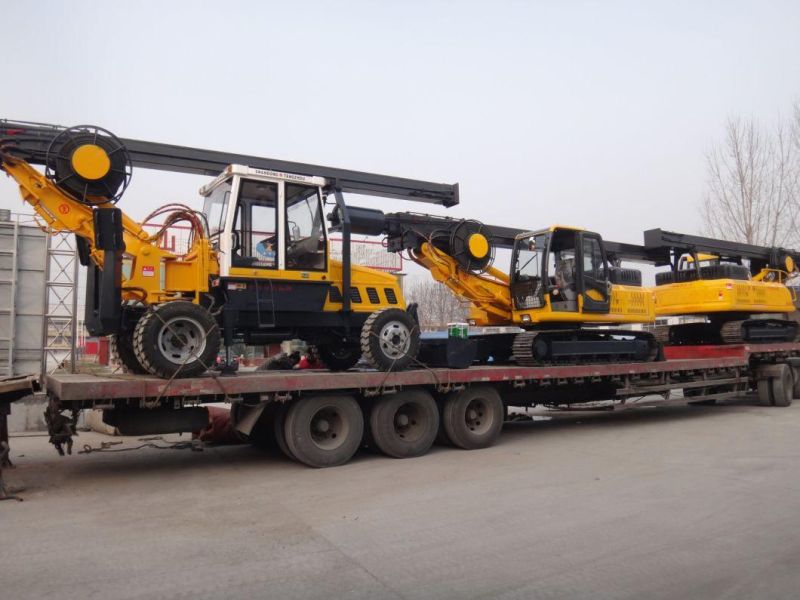 13m/15m/18m Hydraulic Wheel Water Drilling/Digging Machine for Foundation Pile Construction/Engineering /Borehole Drill/Diamond Drilling