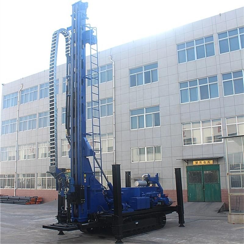 500m 600m 700m Crawler Mounted Water Well Drilling Rig Machine