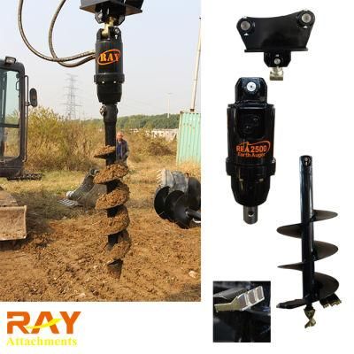 1 to 50t Large Excavator Ray Attachments Earth Drill Auger Drive