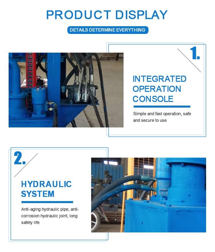 100m Portable Borehole Digging Machine Water Drilling Rig Machine