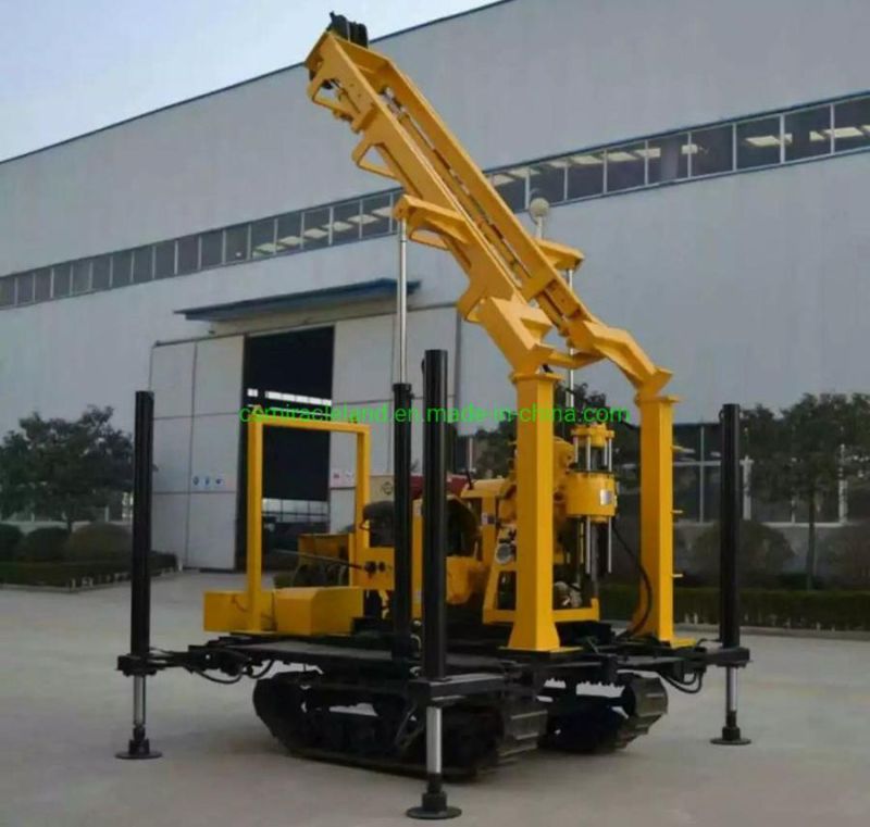 200m Crawler Mobile Rotary Water Well Borehole Drilling Machine with Hydraulic Tower (XY-200Y)