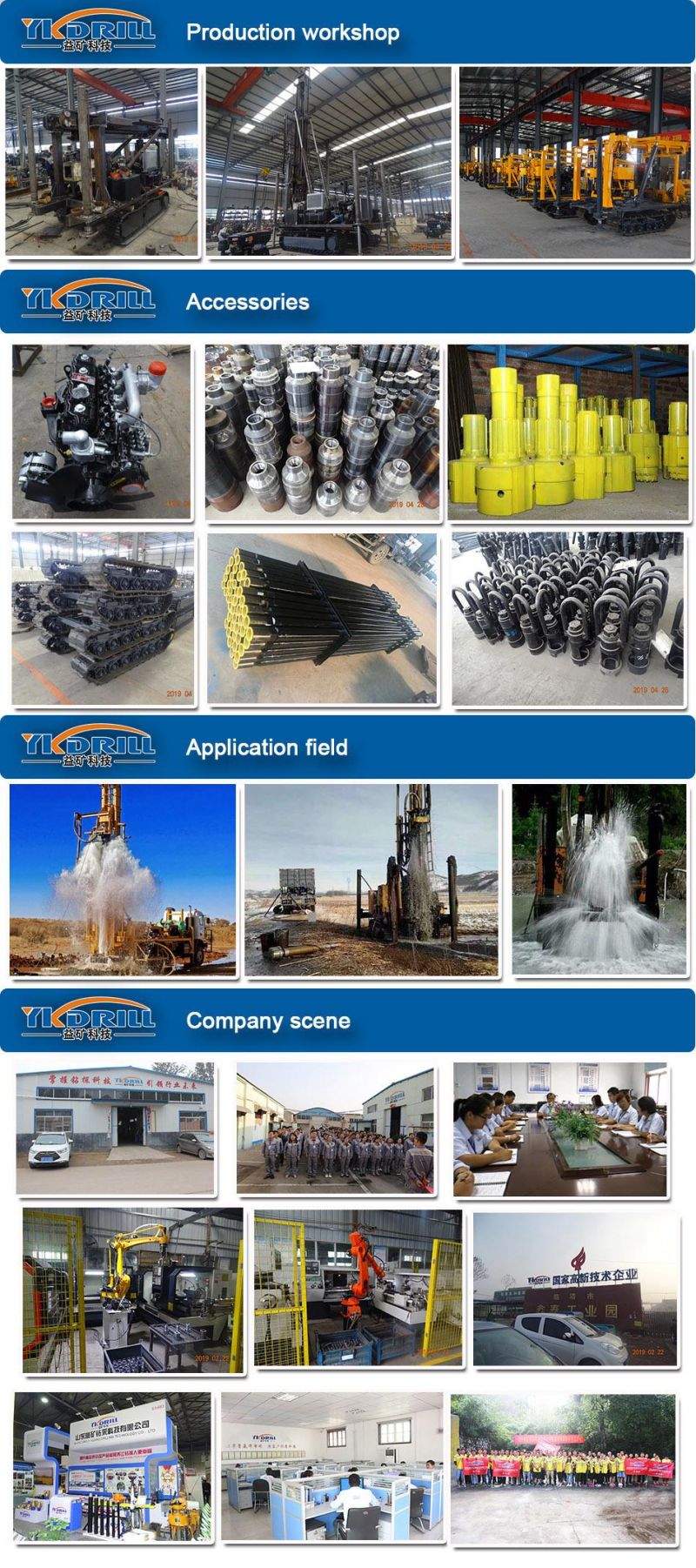 Hydx-4 Full Hydraulic Diamond Core Drilling Rig Exploration Rig for Coal Gold Copper Iron Mining Project Low Cost