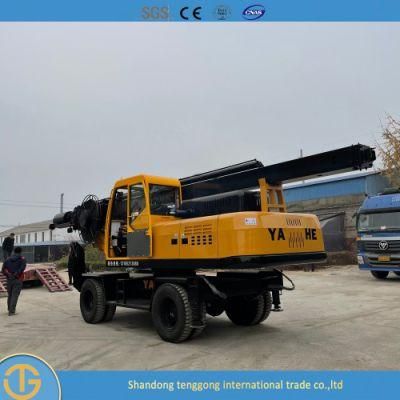 New Condition 15m Wheeled Rotary Drilling Rig for Excavating