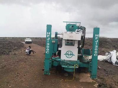 Hfj300c Full Hydraulic Crawler Portable Underground Water Well Drill Machine