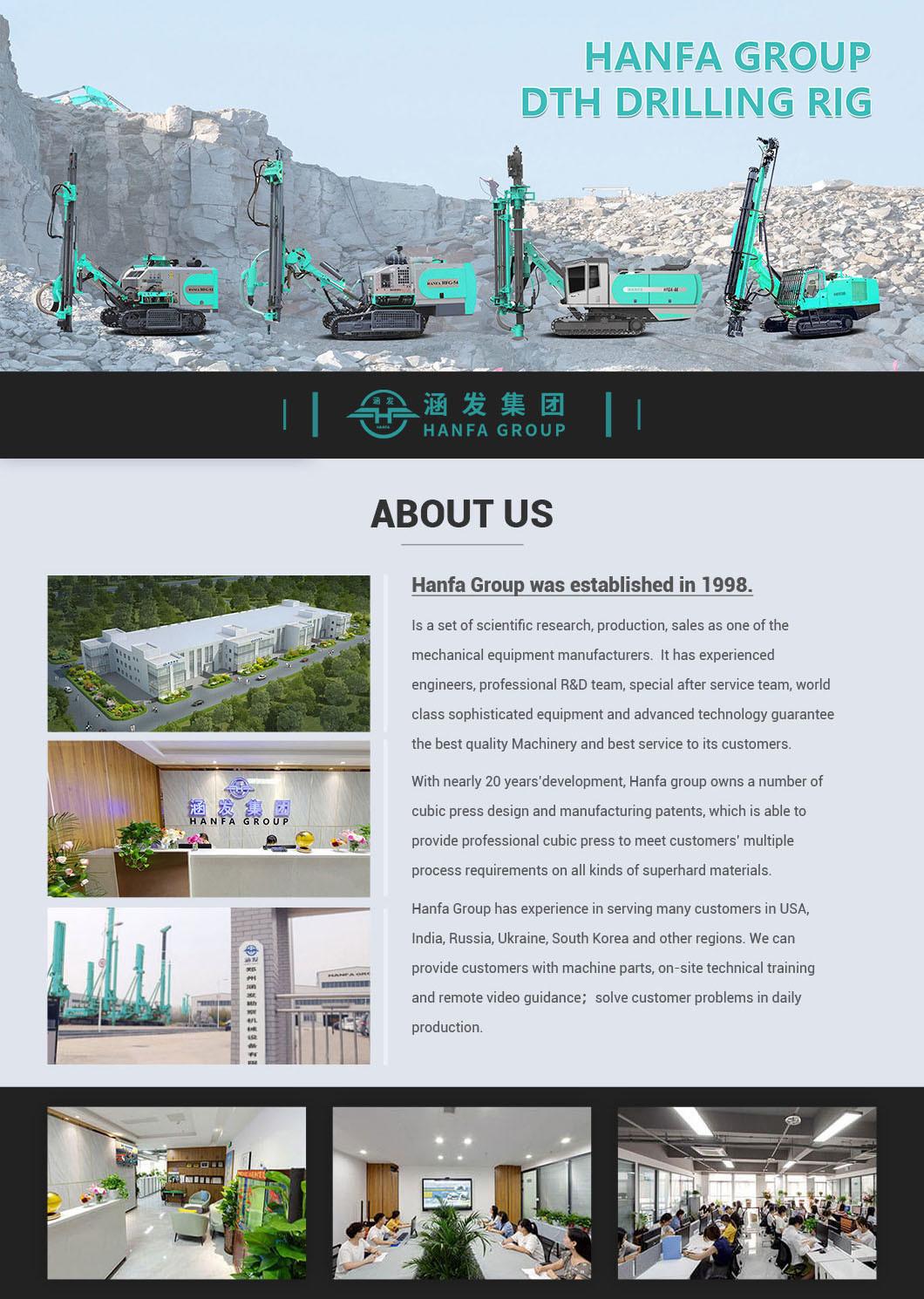 Hfga-63 Low Energy Consumption Hot Sale High Quality DTH Drilling Rig