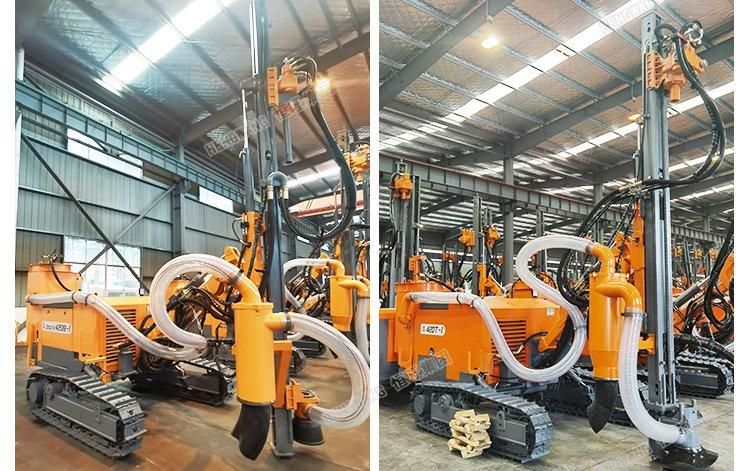 International Standard Construction 30m Depth DTH Rig Integrated Drill Rig Rated Power 58 Kw Drill Rig Equipped