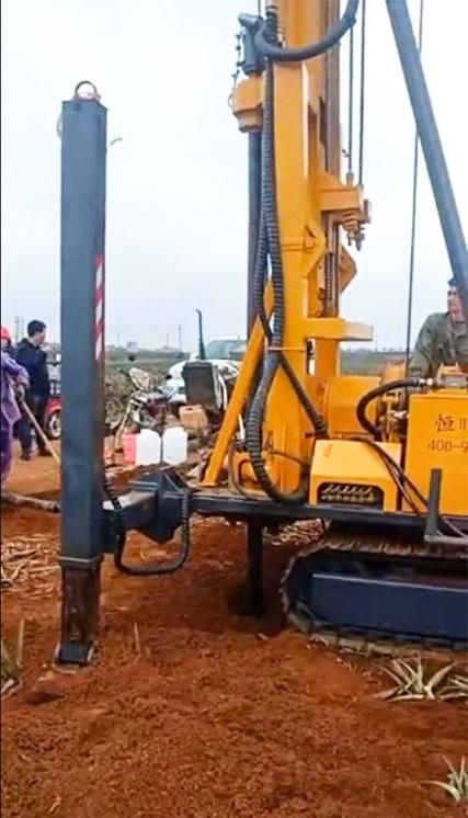 Crawler Diesel Depth Borehole 300m Water Well Drilling Rig