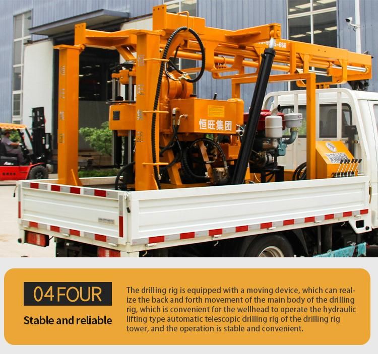 230m Depth Hydraulic Rotary Drilling Rig