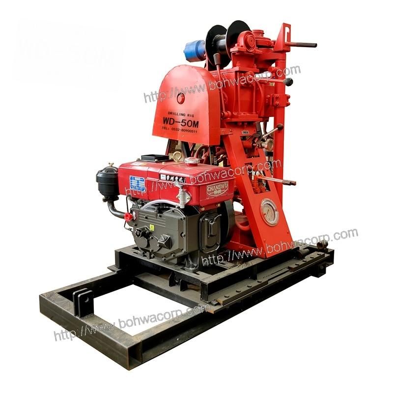 Crawler Chassis/Based Gold/Diamond/Iron Ore/Coal Mining Drilling Rig