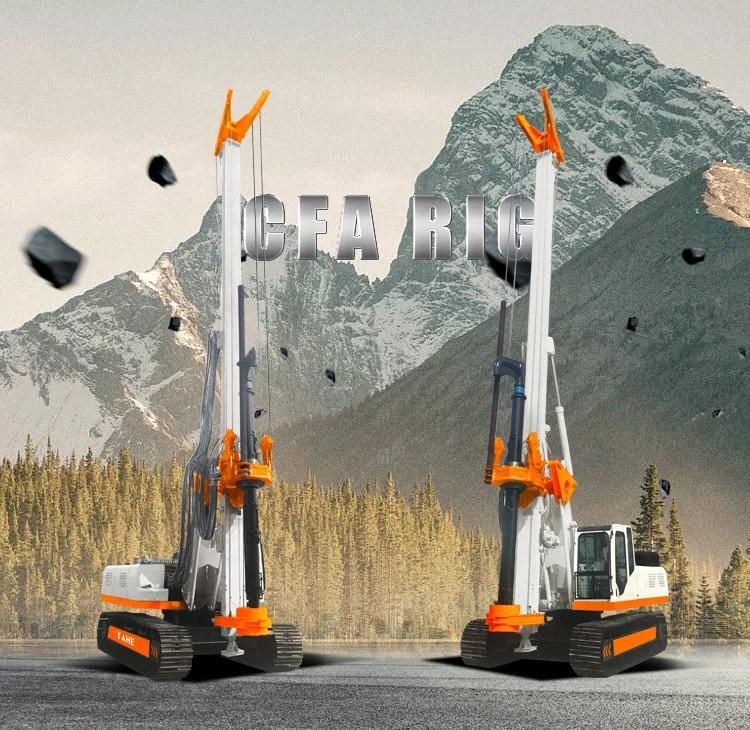 Crawler Type Wheel Drilling Machine Engineering Drilling Rig for Railway Projects
