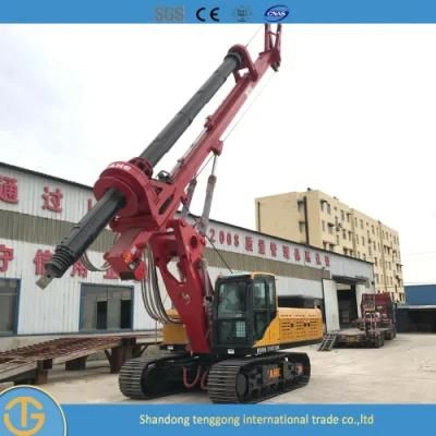 Hydraulic Ground Screw Piling Driver 1200mm Hole Drilling Machine