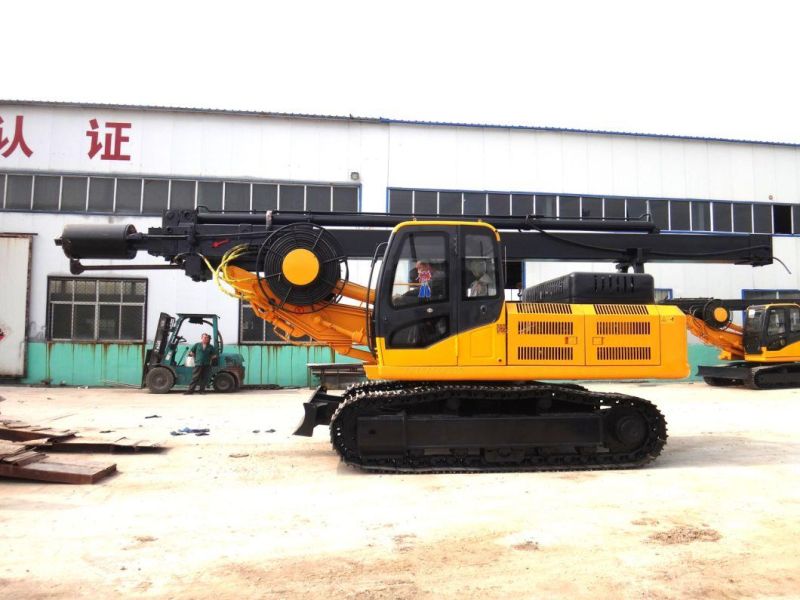 14m Customize Crawler Lock Rod Rotary Drilling Machine