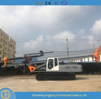 Mud Pump Percussion Small Water Well Piling Driving, Auger Driver Drilling Rig