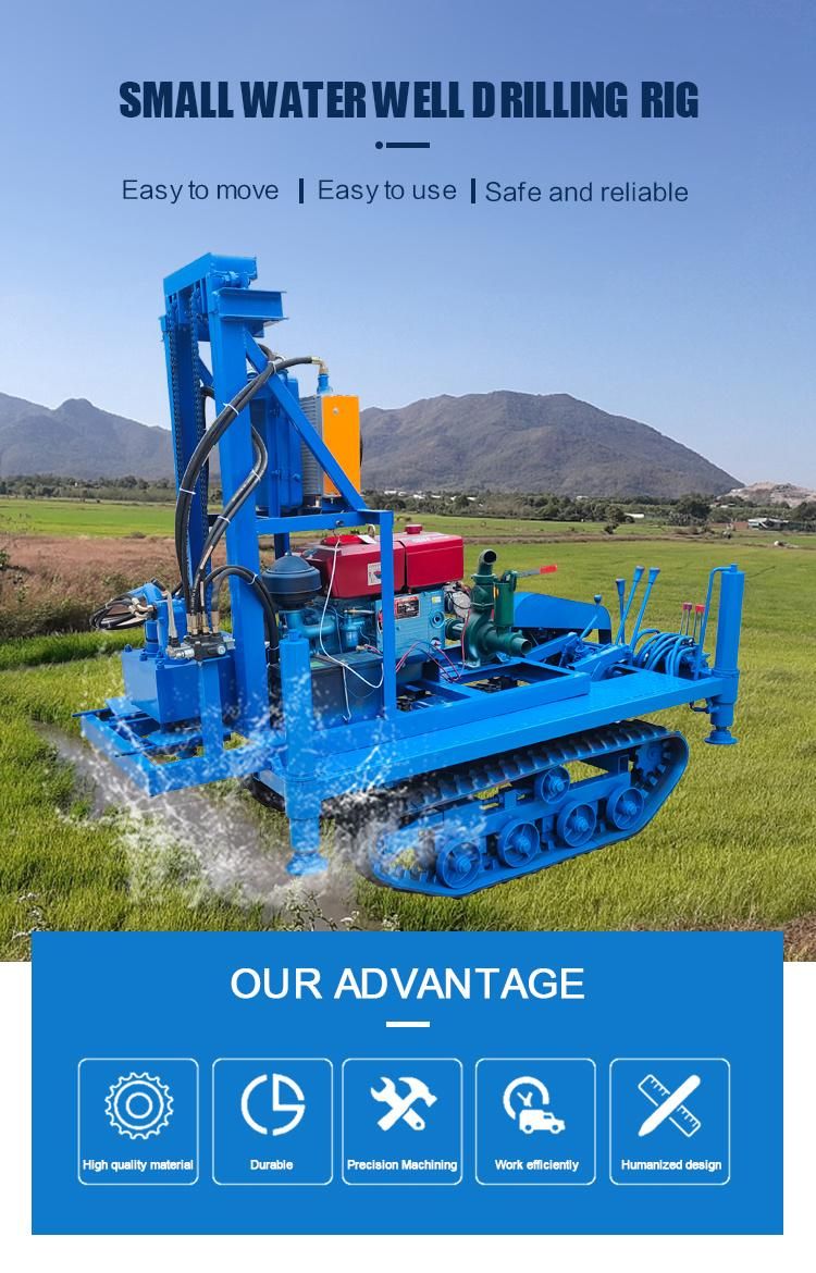 Bore Hole Machine Water Well Drilling Rig for Rock Drill