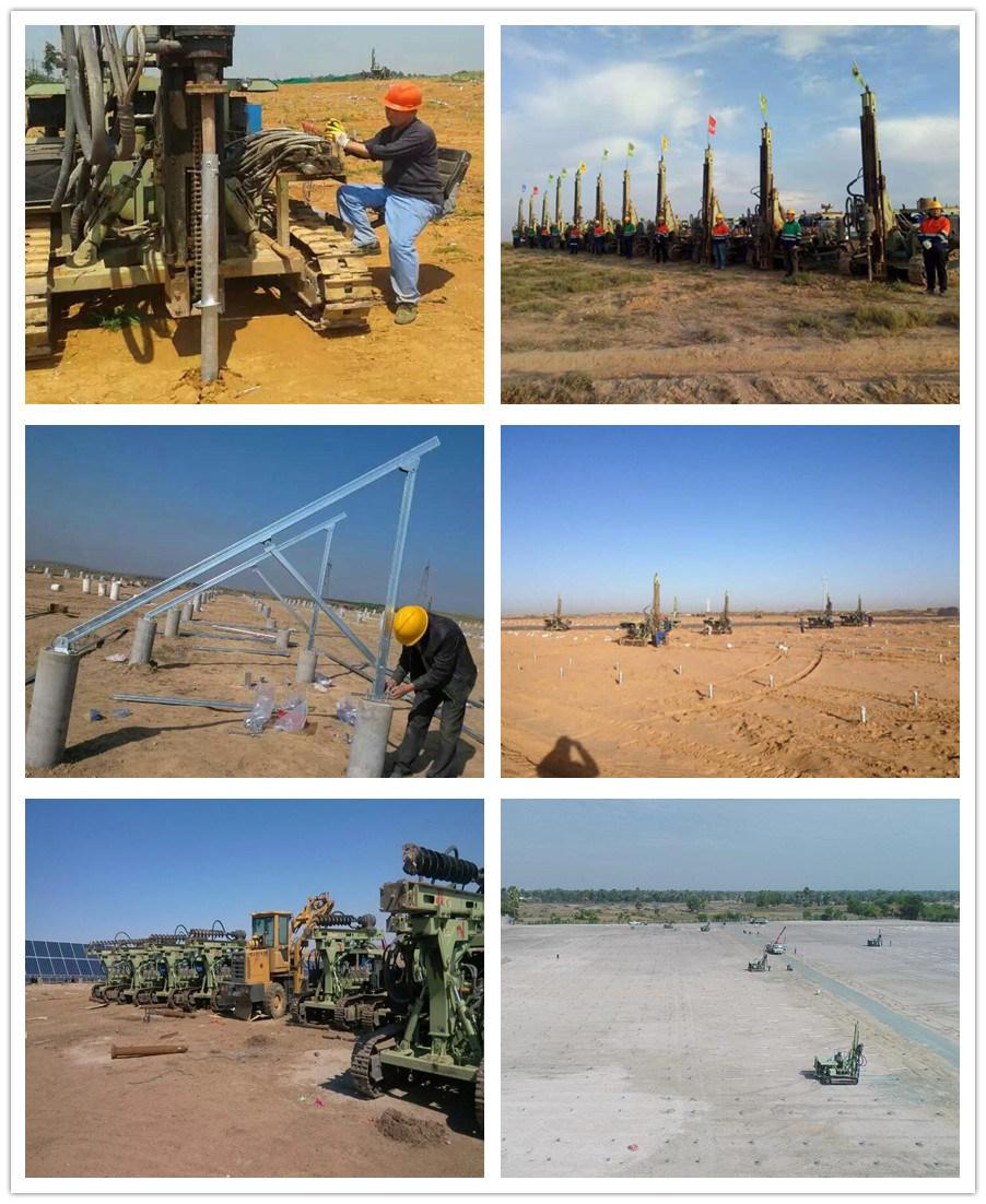 Solar Ground Screw Pile Driver Mz130y-2 Drilling Ground Piles Machinery
