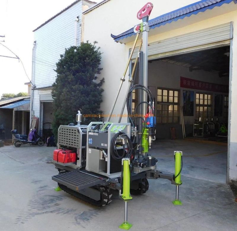 Kubota Engine Portable Hydraulic Rotary Head Wireline Exploration Core Drilling Rig