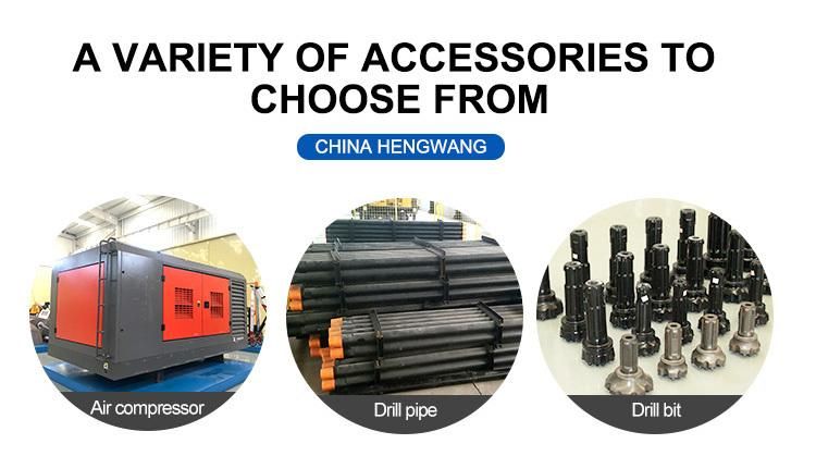Crawler Borehole Pneumatic Deep Water Well Drilling Machine for Sale