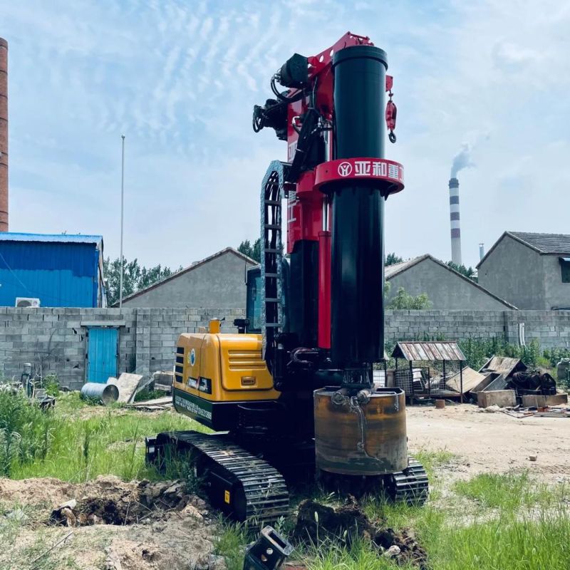 Mini Hydraulic Crawler Type Pile Machine Rotary Drilling Rig Dr-60
