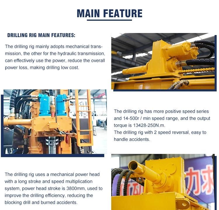 Multi Function Water and Pneumatic Rotary Water Well Drilling Rig