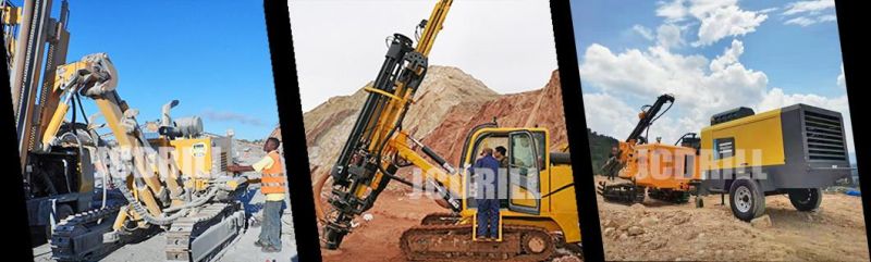 High Quality Crawler Type DTH Rock Blasting Quarry and Mining Drilling Rig Machine for Sales