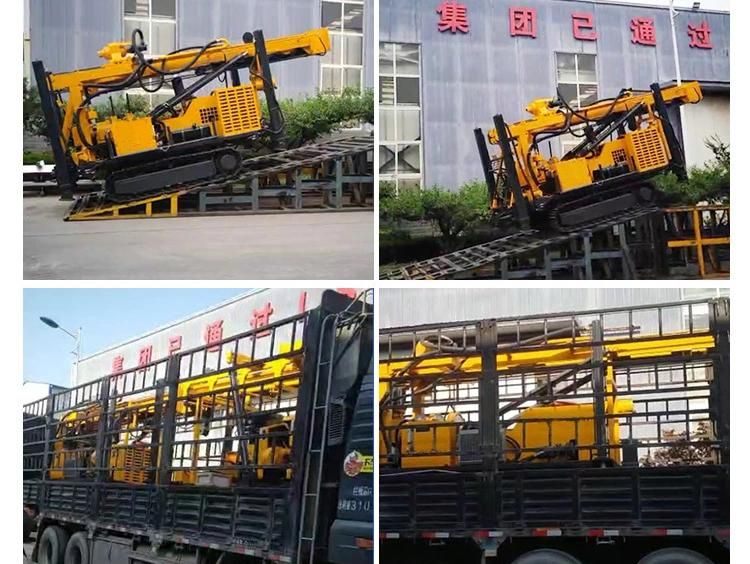 High Leg Crawler Type Drilling Depth 320m Small Water Well Drilling Machine Drilling Diameter 130mm Man Portable Borehole Tripod Drill Rig