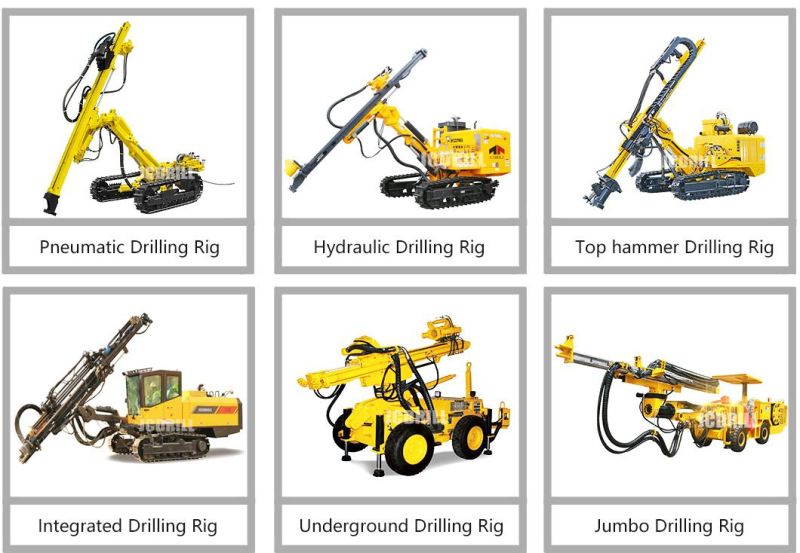 High Quality Crawler Type DTH Rock Blasting Quarry and Mining Drilling Rig Machine for Sales