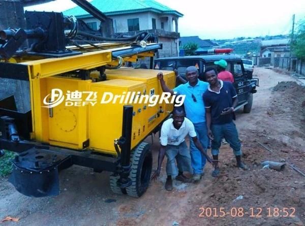 Used Trailer Mounted Water Well Drilling Rig China