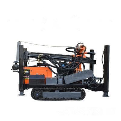 200m Depth Mobile Drilling Rig Air Compressor Drilling Rig Machine