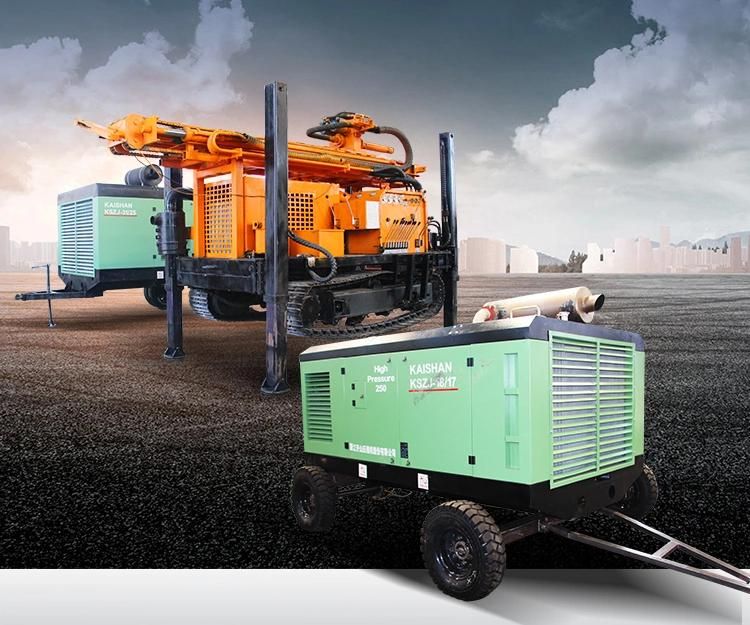 Multi Function Water and Pneumatic Rotary Water Well Drilling Rig