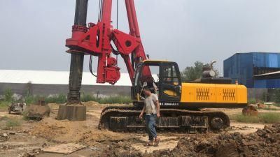 Hydraulic Crawler Rotary Drill Rig High Frequency 40m
