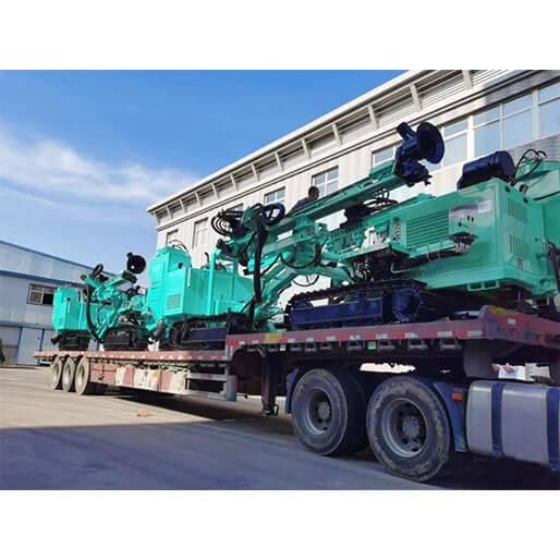 Hf056 Integrated Crawler Mounted DTH Rock Blasting Drilling Rig