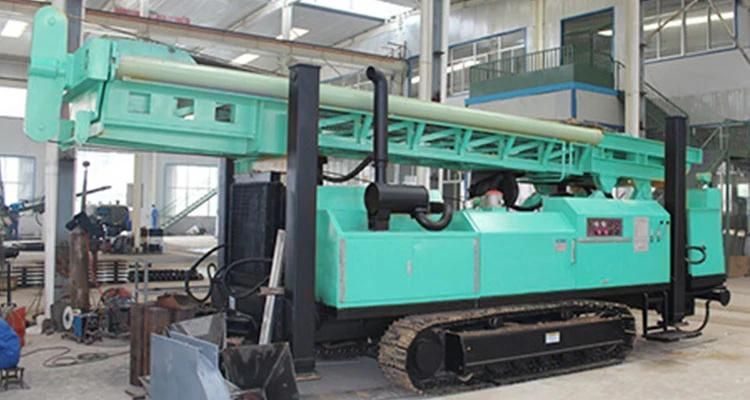 Hf1100y 1000m Full Hydraulic Crawler Mounted Water Well Drilling Rig