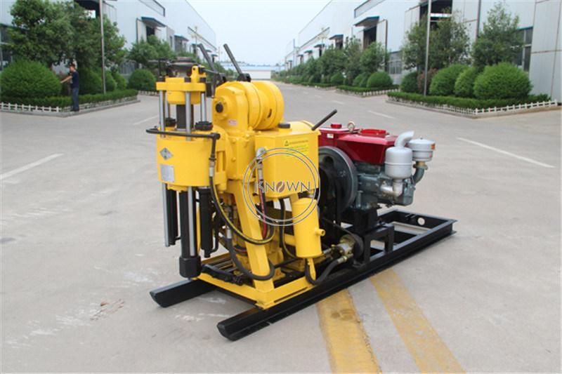 Water Drilling Machine Hydraulic Water Oil Diesel Hard Rock Core Rotary Drilling Rig Geological 200m Construction Exploration