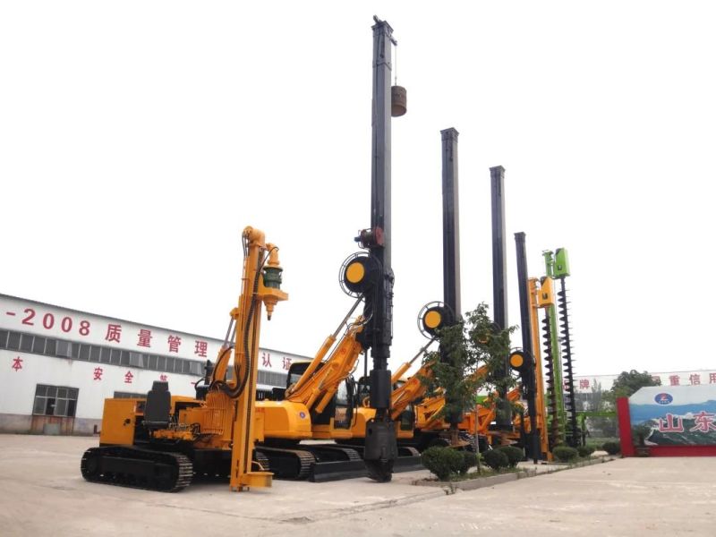 Crawler 360-6 Long Screw Economical Water Well Pile Driver Construction Equipment