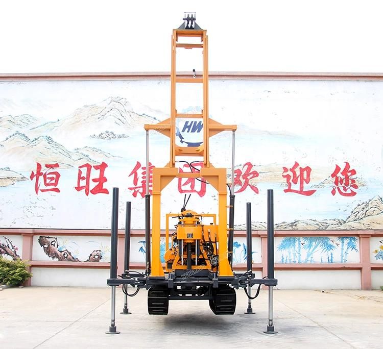 Mini Hw230 Track Mounted Crawler 200m Water Well Drilling Rig for Sale
