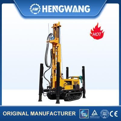 220m Diesel Engine Air Compressor Drilling Rig Machine Crawler